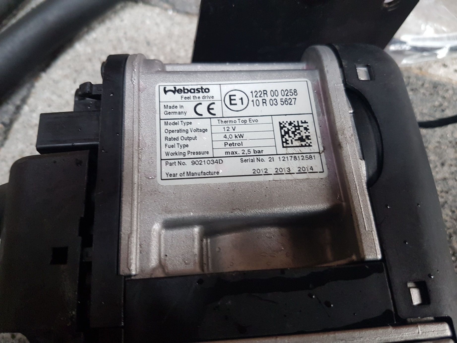 Biete Standheizung Webasto F 252 R Prius Auris Usw Priusforum