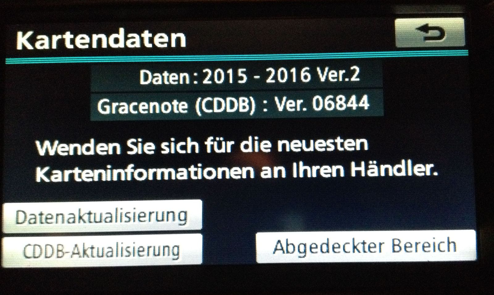 Gracenote update toyota