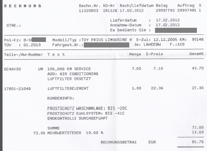 P2 Inspektionskosten 105 000 Km 7 Jahre Priusforum